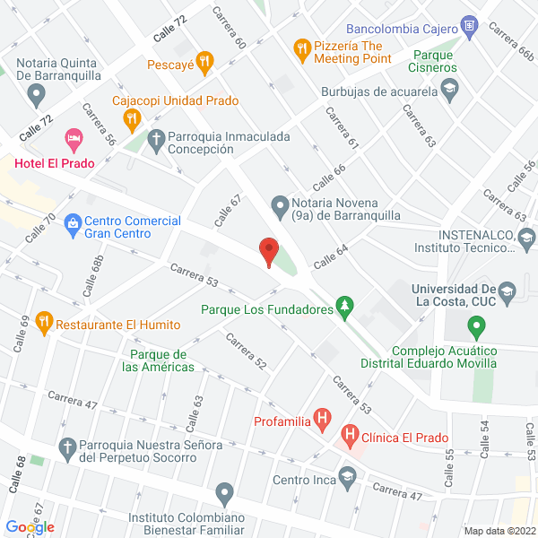 Map of Proquifarma Ltda.