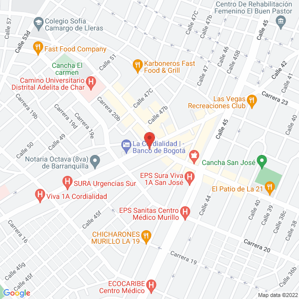Map of Gimnasio Angeles De Saber
