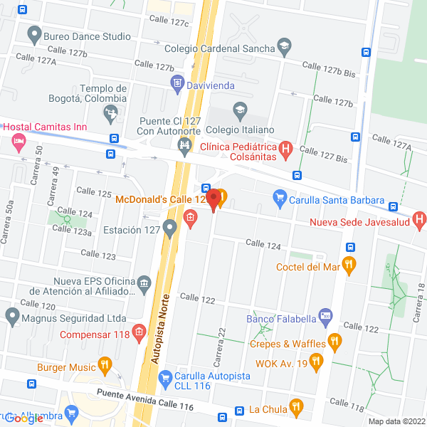 Mapa de Instituto Empresarial Latinoamericano Ltda.
