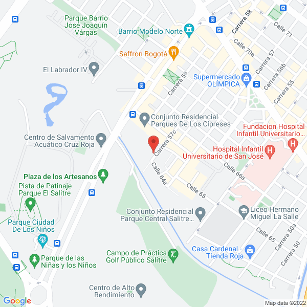 Mapa de Instituto Nacional Para Sordos Insor