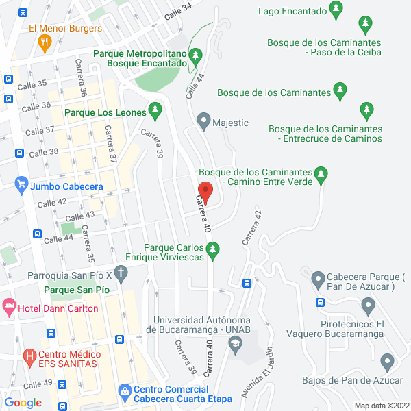 Map of Institución Santa María Micaela