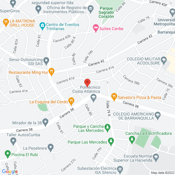 Map of Integradores De Seguridad Electrónica Ltda.