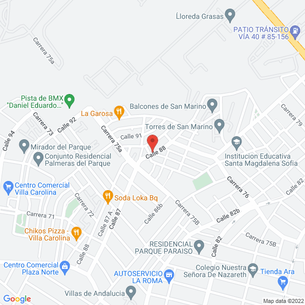 Map of Inmunizaciones Y Fumigaciones Inmufun