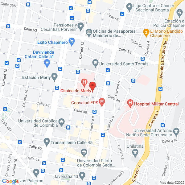 Mapa de Inmunotech Laboratories Ltda