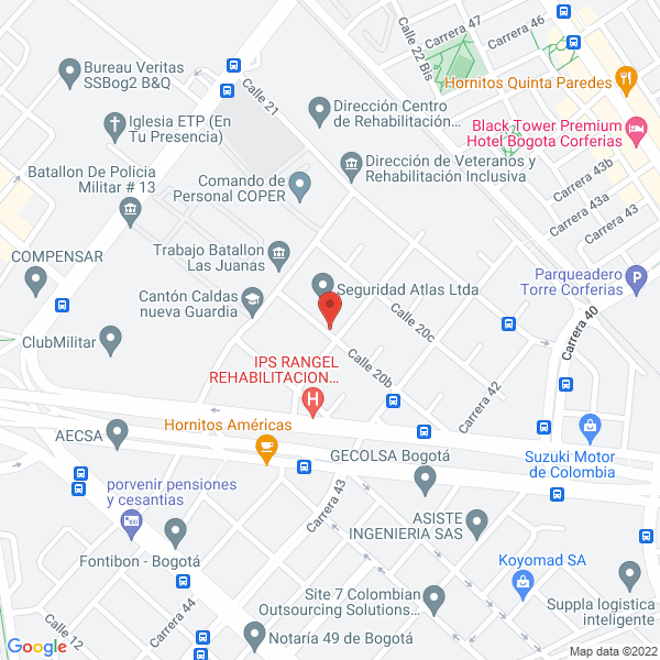 Mapa de Innovatech Strategic Solutions S.A.S.