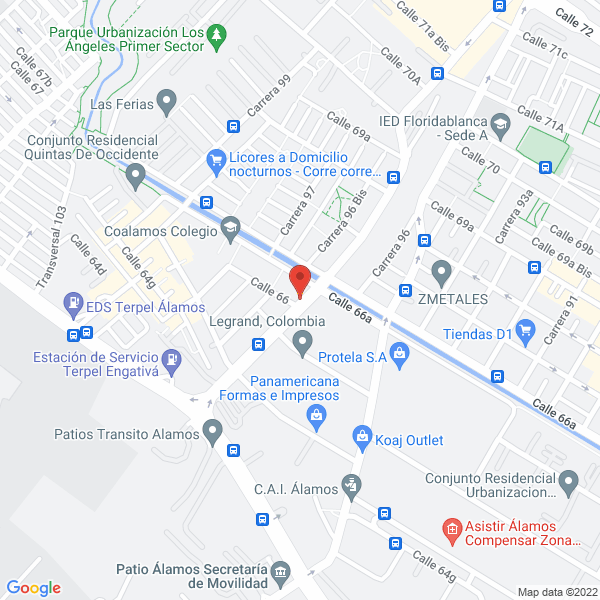Mapa de Inpasuelc Ltda.