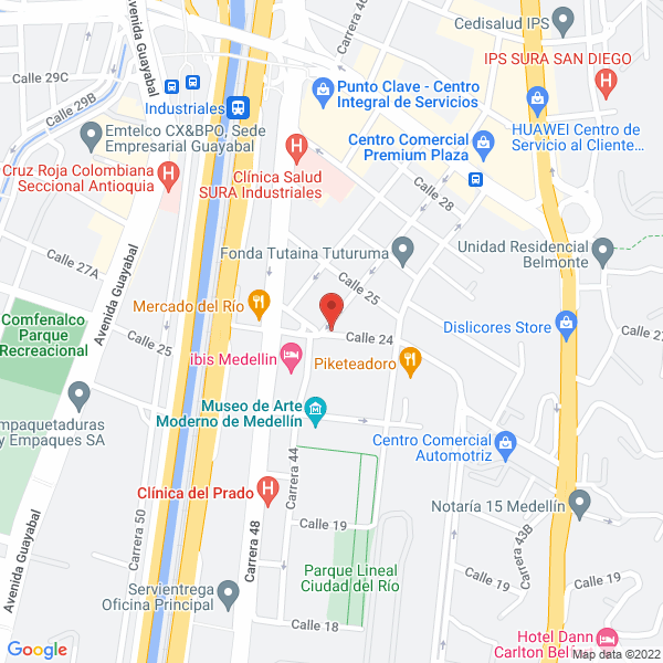 Mapa de Inredes S.A.S