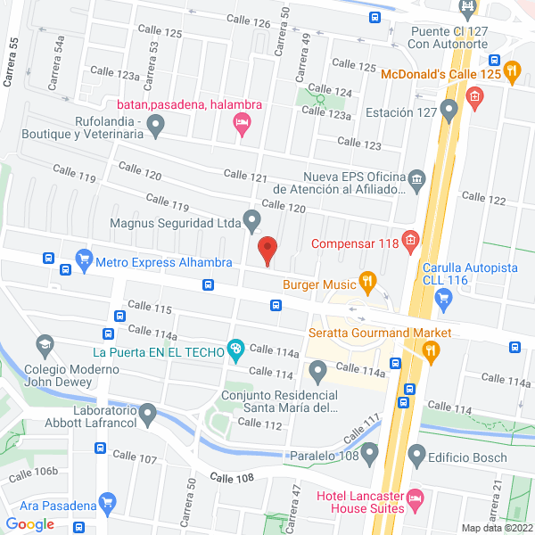 Mapa de Insetec Ltda