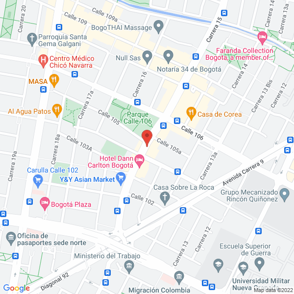 Mapa de Inside Soluciones Ltda.