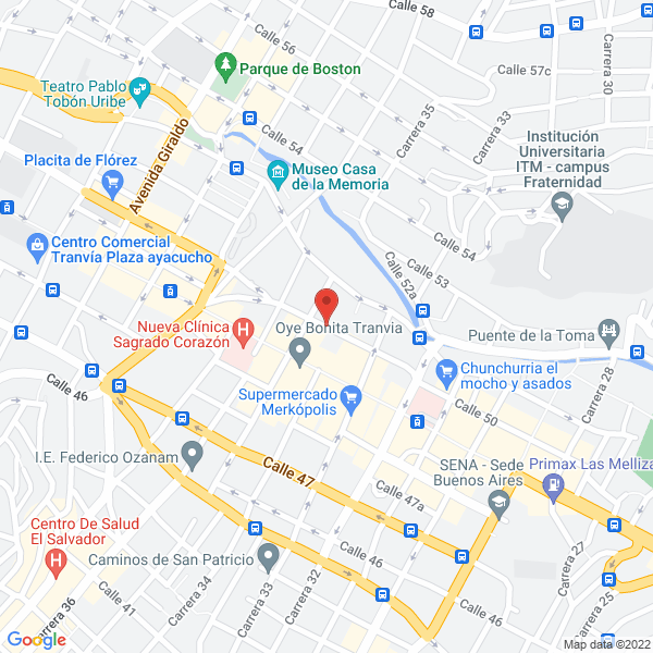 Mapa de Invatam S.A.S.