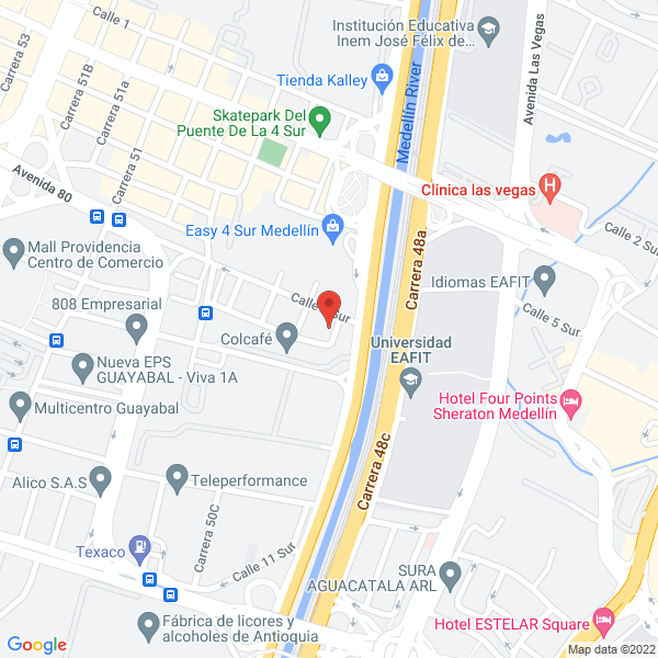 Mapa de Invelectrónica Ltda.