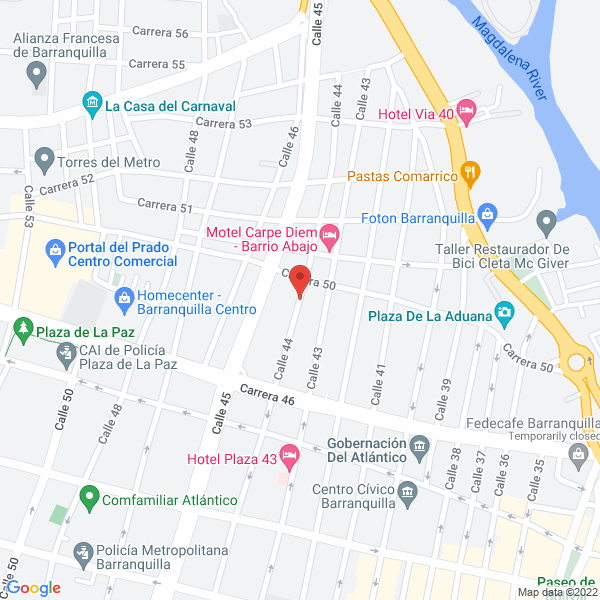 Map of Inveracol Ltda.