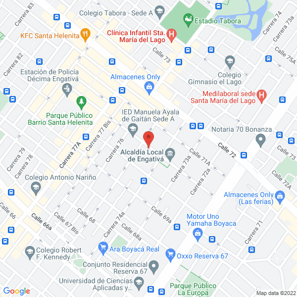 Mapa de Inverpúblico S.A.S.