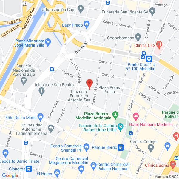 Mapa de Hotel Eros