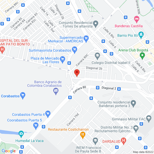 Mapa de Inversiones Forero Sinsas