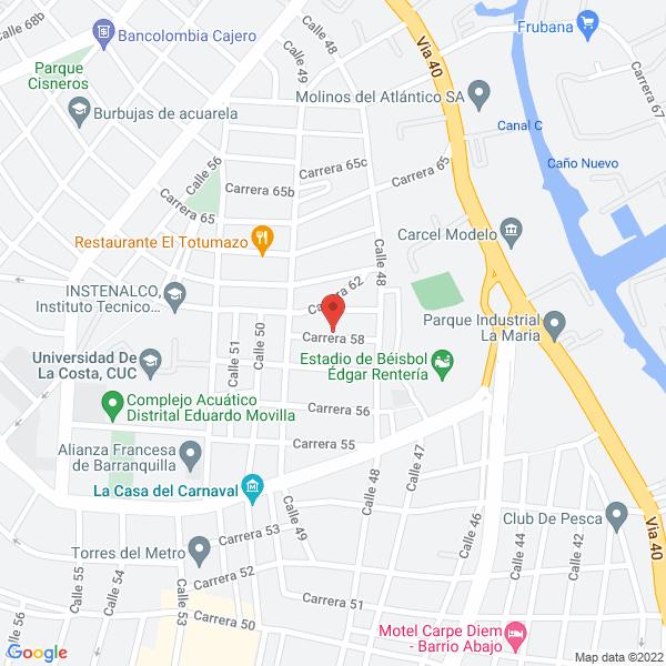 Map of Inversiones Icofin & Cía. Ltda.