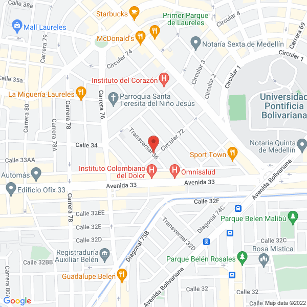 Mapa de Jardin Infantil Crecer Jugando