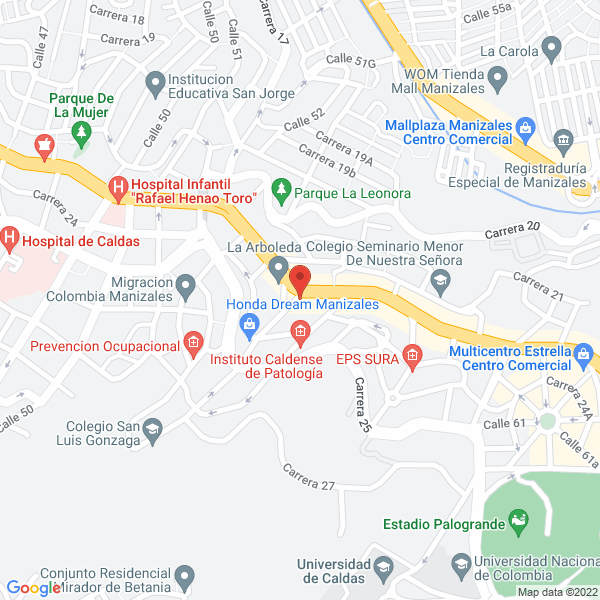 Map of Jardín Infantil Exploradores