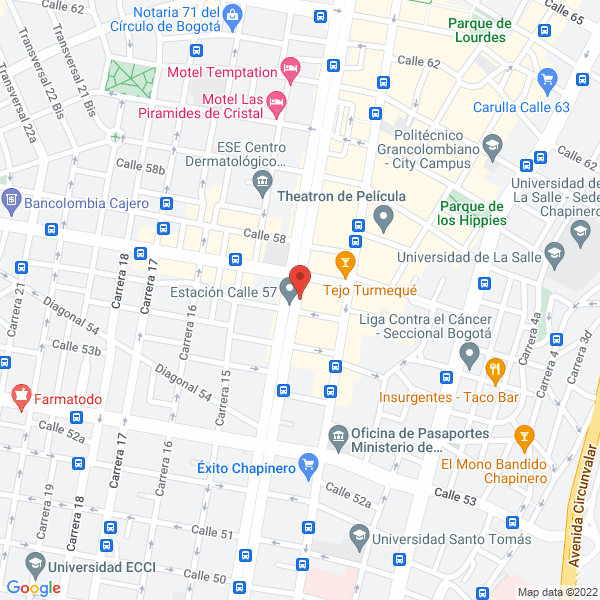 Mapa de Iluminar Ingeniería Cía. Ltda.