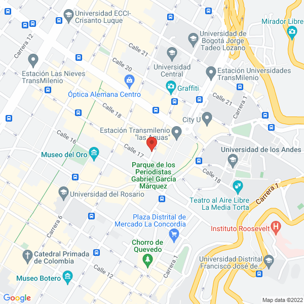 Mapa de Intervidrialum S.A.S.