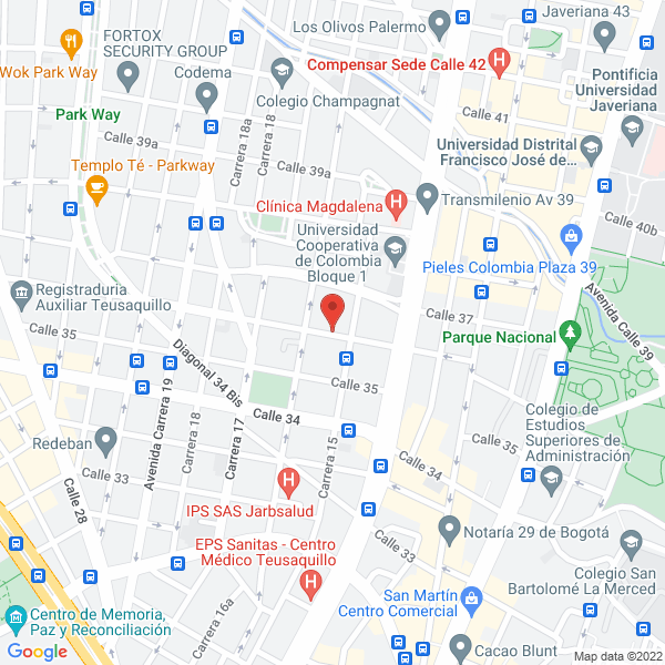 Mapa de Imcolmédica S.A.