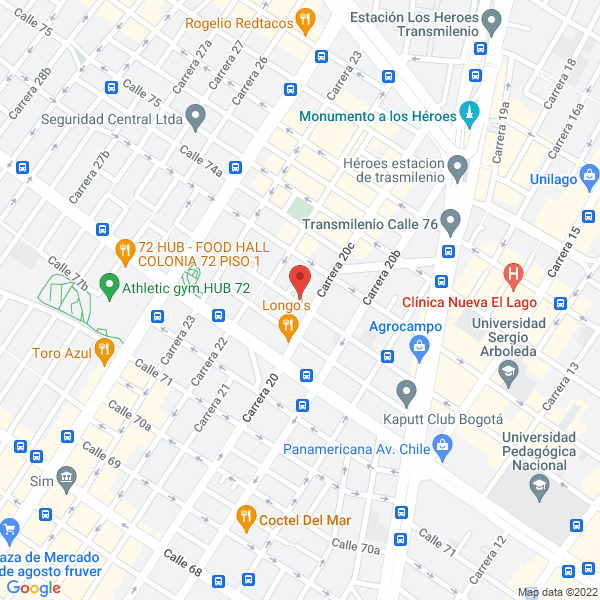 Mapa de Impergen Impermeabilizaciones Generales
