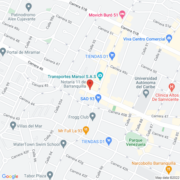 Map of Impermacol