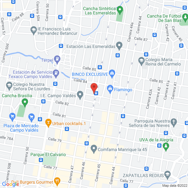 Mapa de J.F.A. Ingenieros S.A.S.