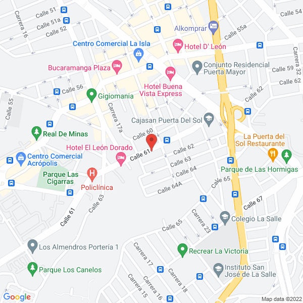 Map of Jacuzzis De Colombia