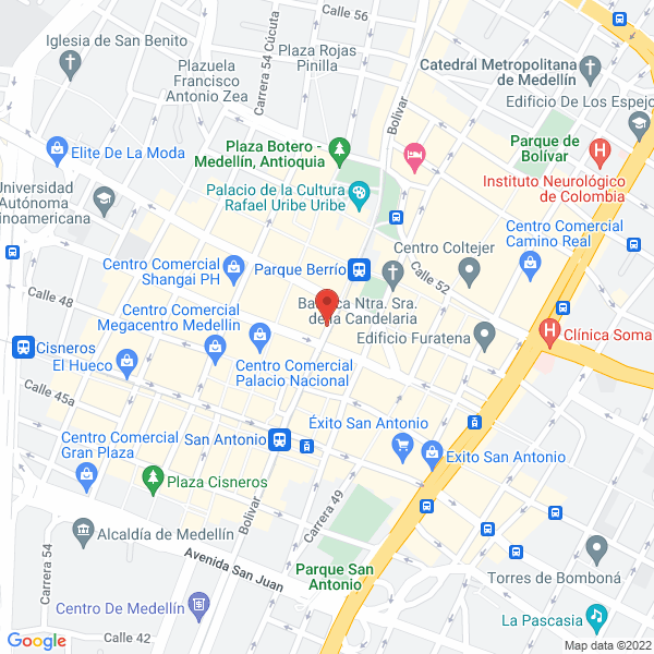 Mapa de Jaime Augusto Rico