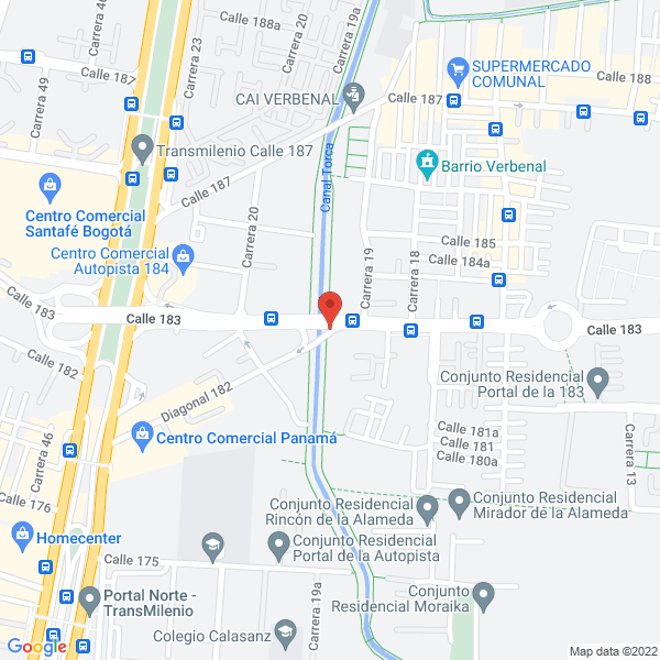 Mapa de Jaime Granados Peña & Asociados Ltda