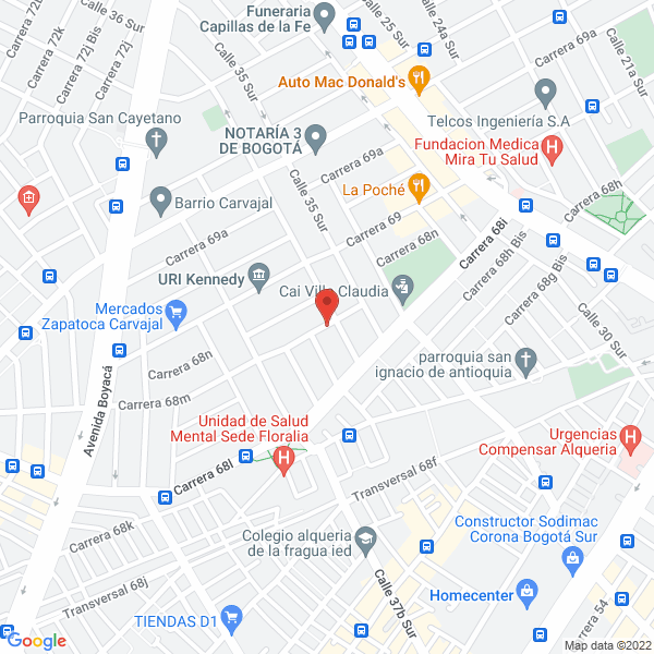 Mapa de Jamonería San Francisco E.U.