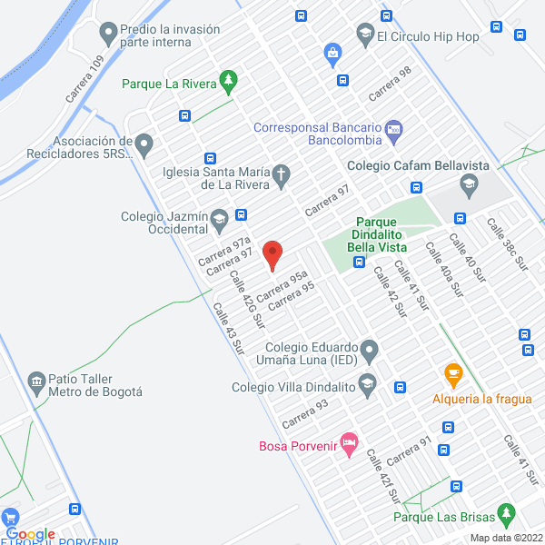 Mapa de La Alameda