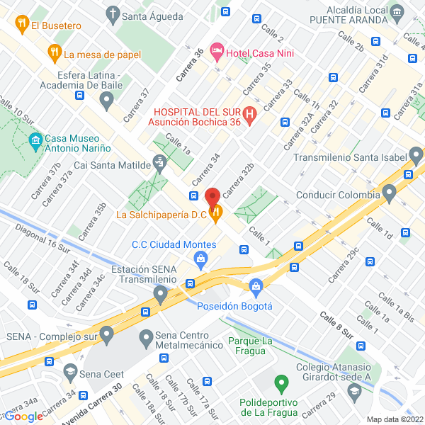 Mapa de La Arepa De Mi Abuela