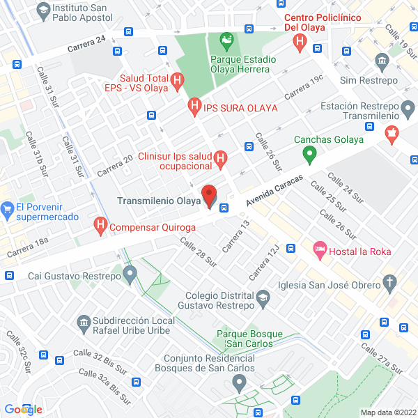 Mapa de La Autentica Del Espinal