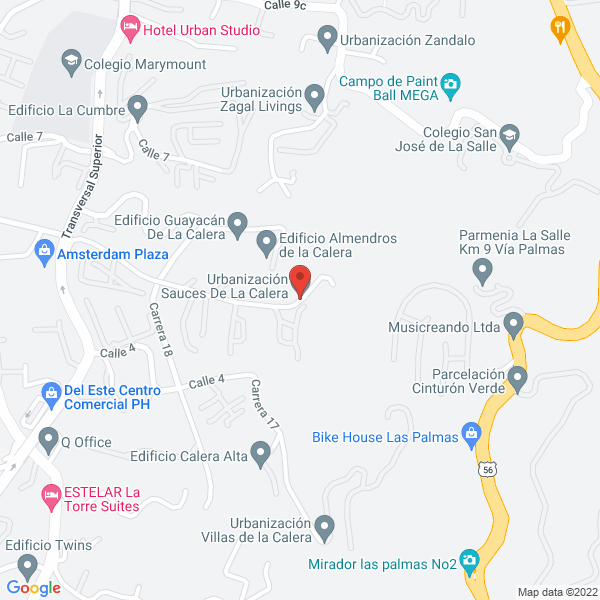 Mapa de La Barra Restaurante
