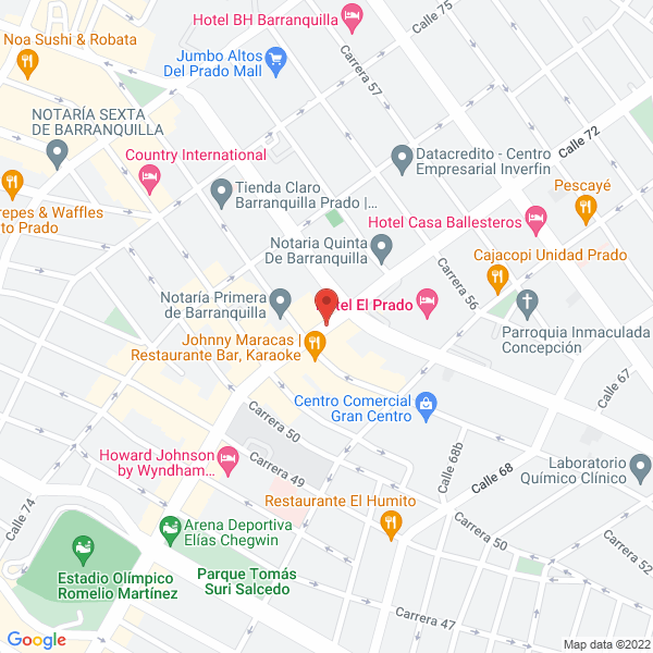 Map of La Bodega Del Peluquero