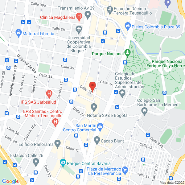 Mapa de Restaurante La Casa De Las Sopas