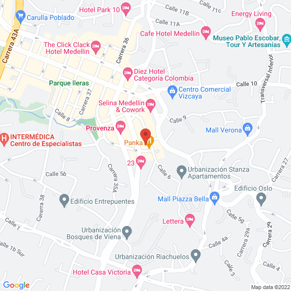 Mapa de La Casa Del Arcoiris