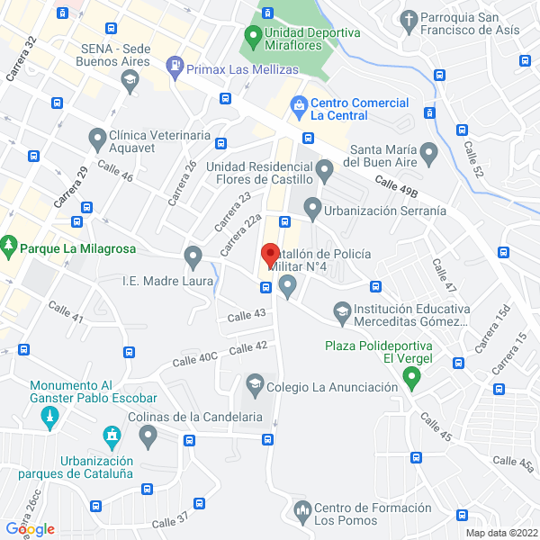 Mapa de La Casa Del Crepes