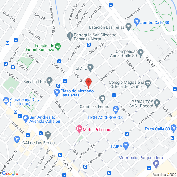 Mapa de La Esquina De La 66