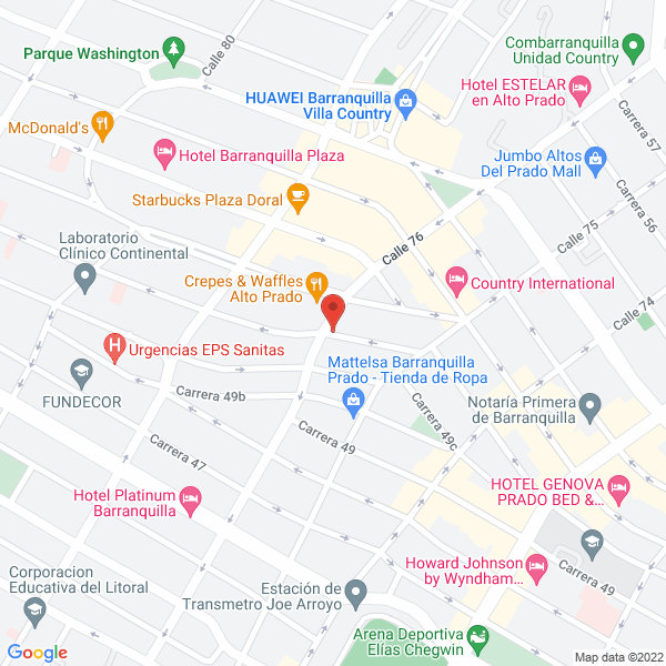 Map of H.L Abogados Asociados