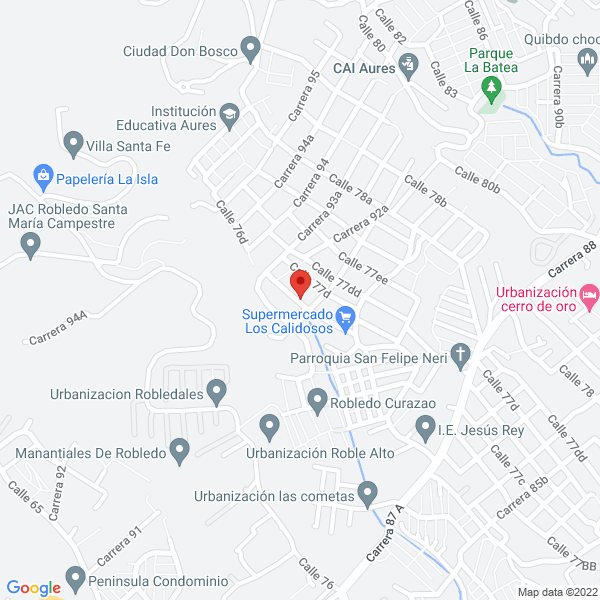 Mapa de Cerillas Y Aceites De Higuerilla