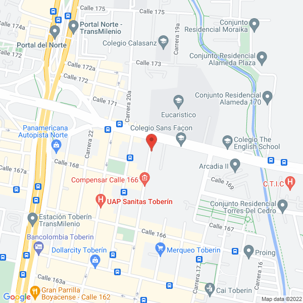 Mapa de Hanseática Cía. Ltda.