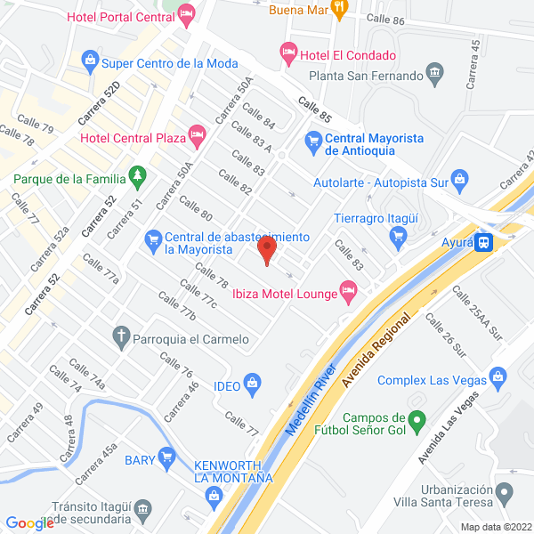 Mapa de La Granjita