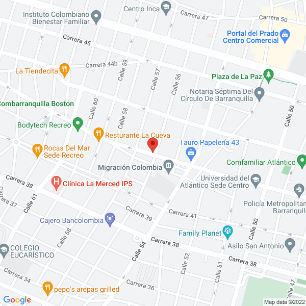 Map of Lavado En Seco La Imperial