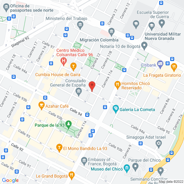 Mapa de La Mesa De Los Señores