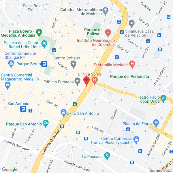 Mapa de La Pandeboneria Centro