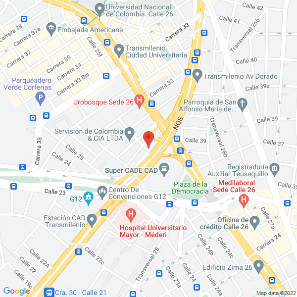 Mapa de La Roca Equipos & Construcciones S.A.S.