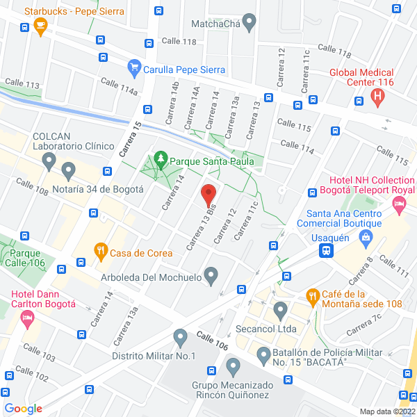 Mapa de La Salvación Studio S.A.S.